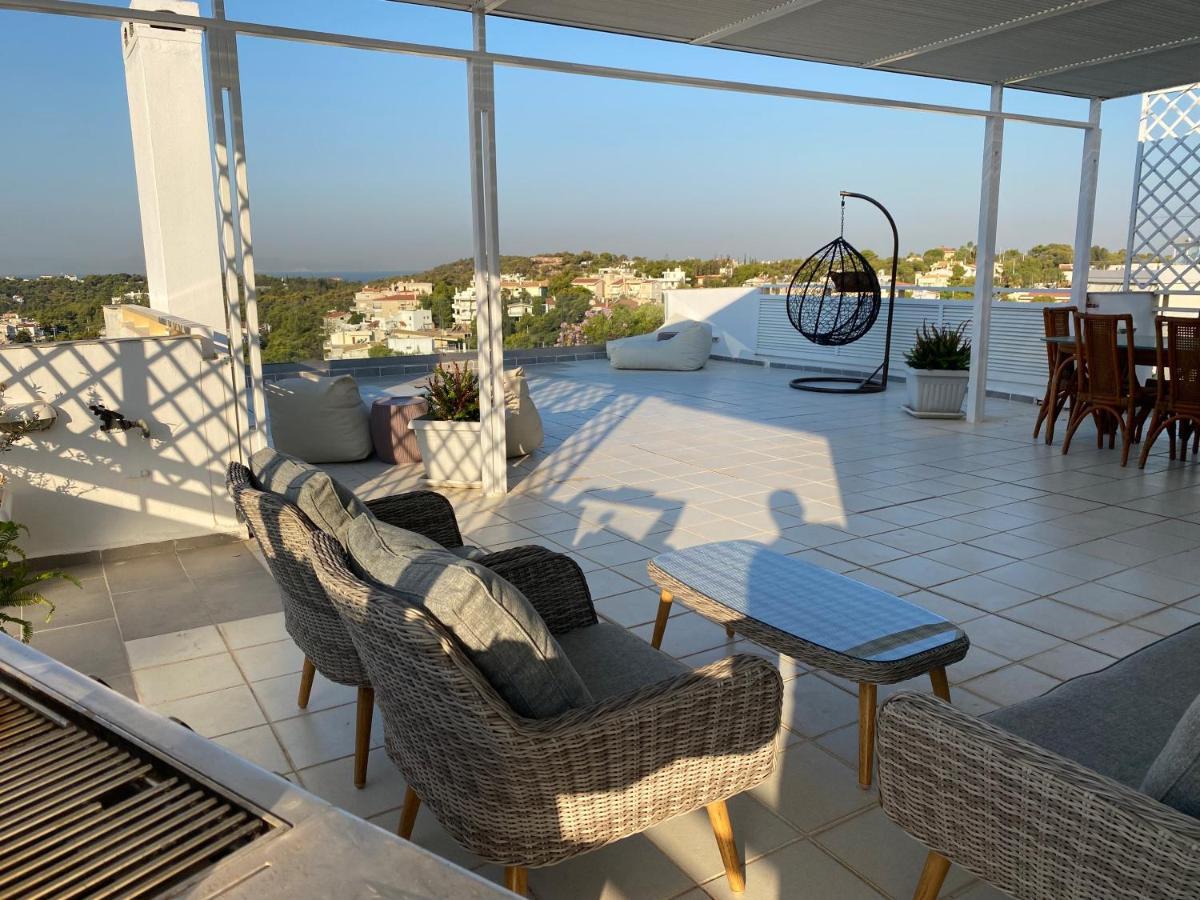 Villasonboard Vouliagmeni Penthouse Veranda Sea-View & Beach アテネ エクステリア 写真