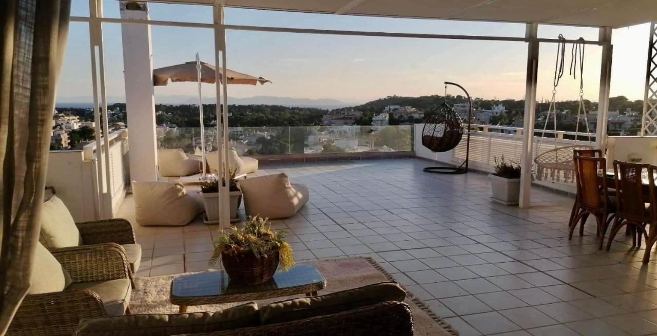 Villasonboard Vouliagmeni Penthouse Veranda Sea-View & Beach アテネ エクステリア 写真